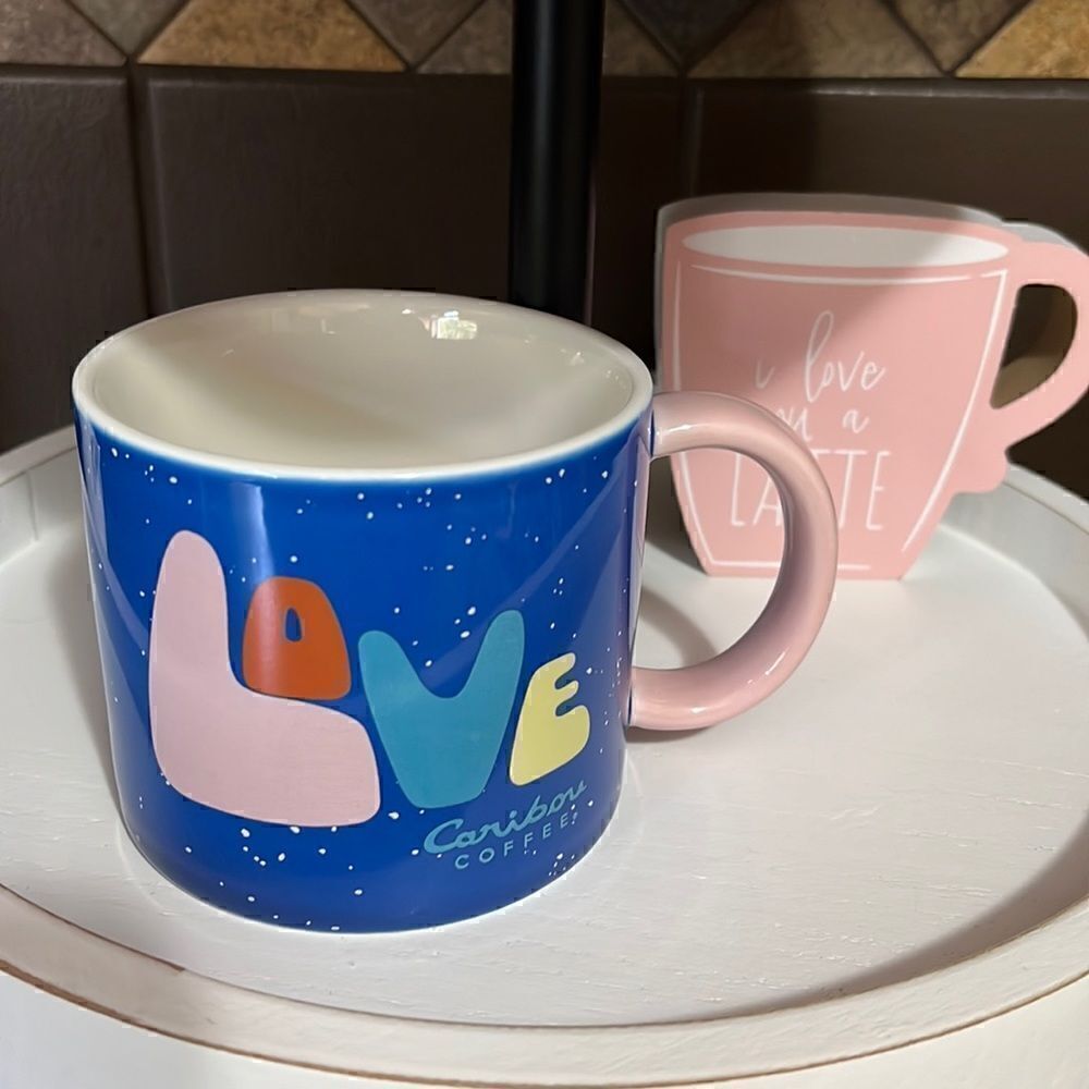 Love Caribou Coffee 12 oz Cup